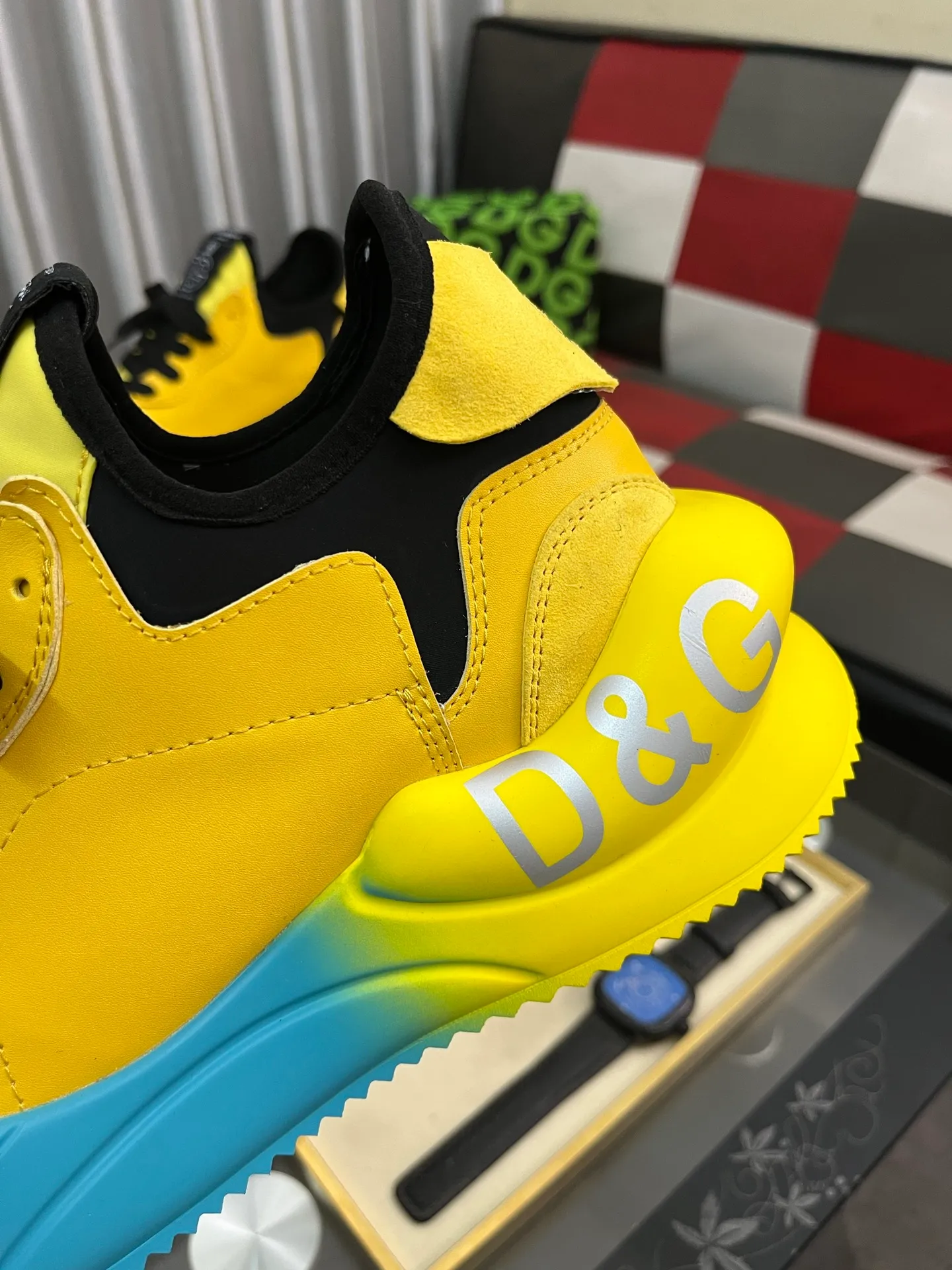 Men's shoes 💰540⌚️⌚️【DG～】Couple casual shoes 2025z cabinet simultaneous sale 🔶Size: 35-46#️⃣The upper is made of multi-material splicing ➕Mesh lining, comfortable and breathable, sole: original comfortable and wear-resistant outsole, ⚠️The real thing📱Photographed🎬The real thing is better📢📢📢